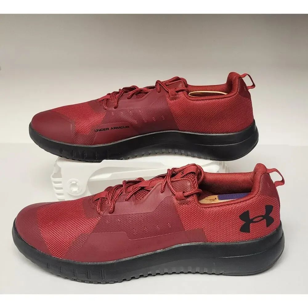 Under Armour Men's Red UA TR96 Training Shoes Size 14
